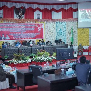 Sidang Paripurna Istimewa Mendengarkan Pidato Kenegaraan Presiden RI. Jumat (14/08/2020). (Foto: Danny Talot)